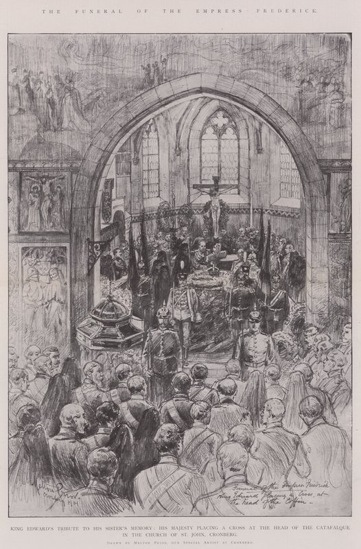 ಸಾಮ್ರಾಜ್ಞಿ ಫ್ರೆಡೆರಿಕ್ ಟರ್ಕಿಯ ಅಂತ್ಯಕ್ರಿಯೆ by Melton Prior