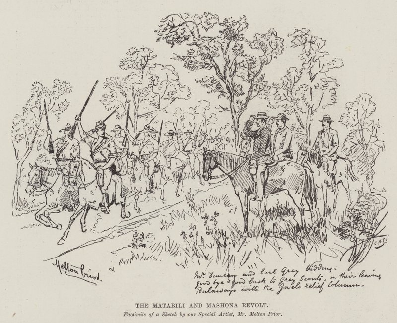 Matabili ve Mashona İsyanı by Melton Prior