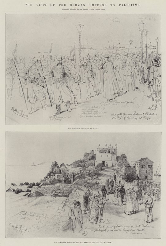 Alman İmparatorunun Filistin Ziyareti by Melton Prior