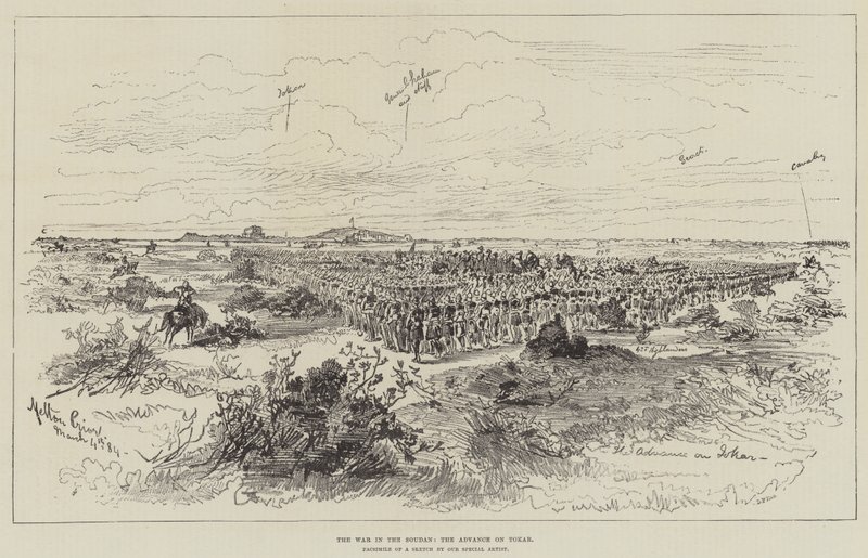 Sudan'daki Savaş, Tokar'daki İlerleme by Melton Prior