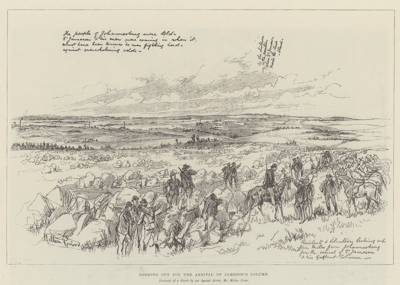 Jameson Sütununun Gelişine Bakmak (gravür) by Melton (after) Prior
