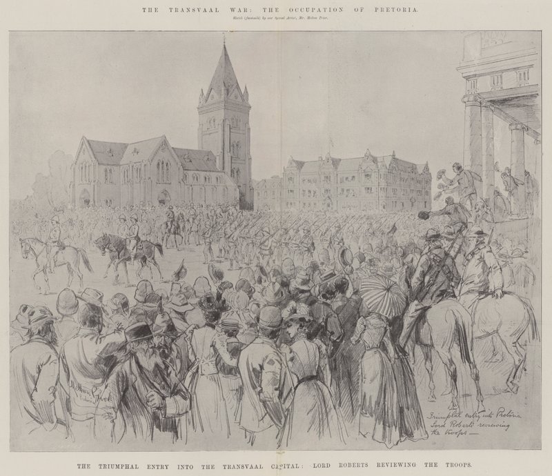 Transvaal Savaşı, Pretoria'nın İşgali by Melton Prior