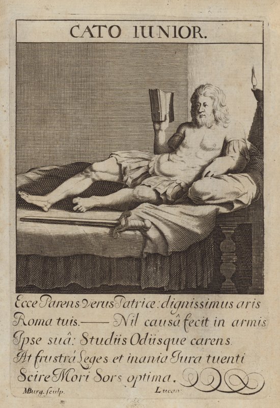 Genç Cato, Romalı devlet adamı by Michael Burghers