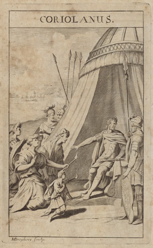 Gaius Marcius Coriolanus, Romalı general by Michael Burghers
