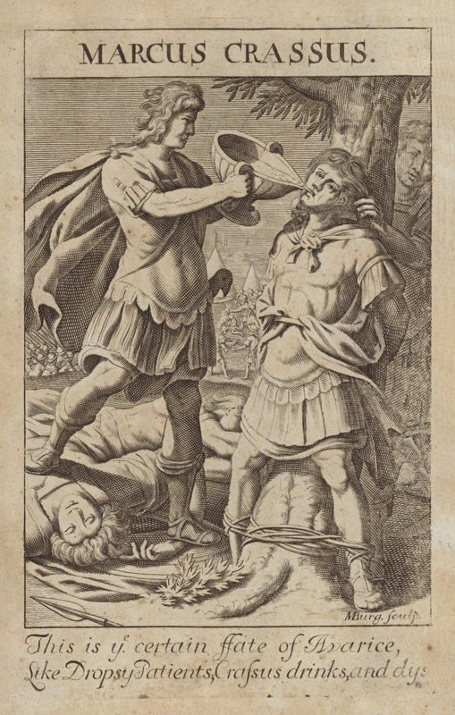 Marcus Licinius Crassus, Romalı general ve politikacı by Michael Burghers