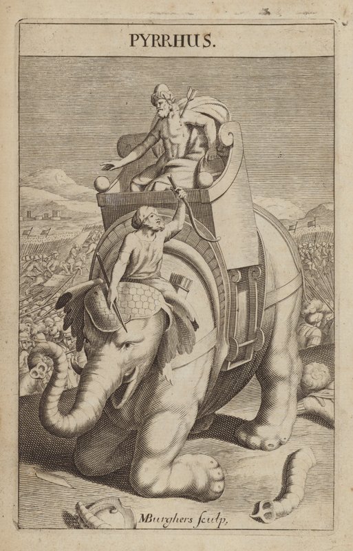 Pyrrhus, Yunan general ve devlet adamı by Michael Burghers