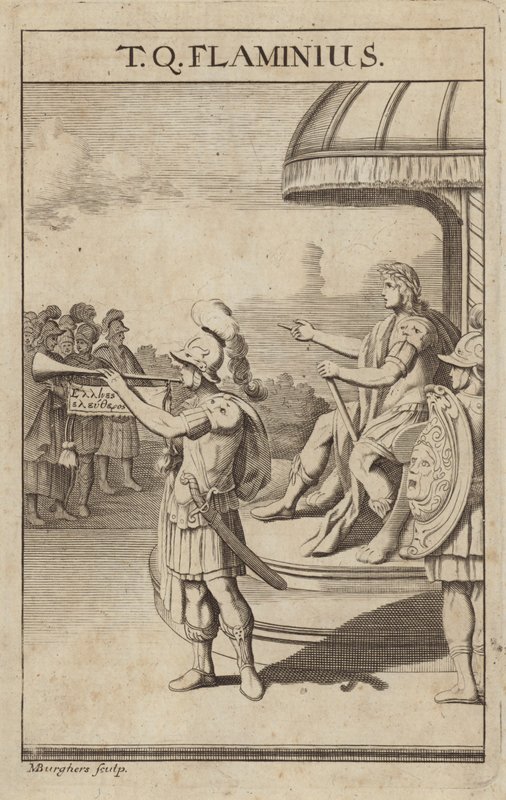 Titus Quinctius Flaminimus, Romalı general by Michael Burghers