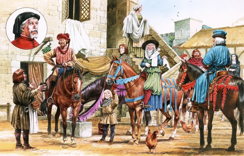 Canterbury Masalları. Hacılar Tabard Inn