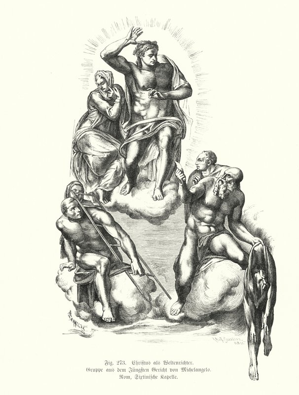 Yargıç İsa, Michelangelo
