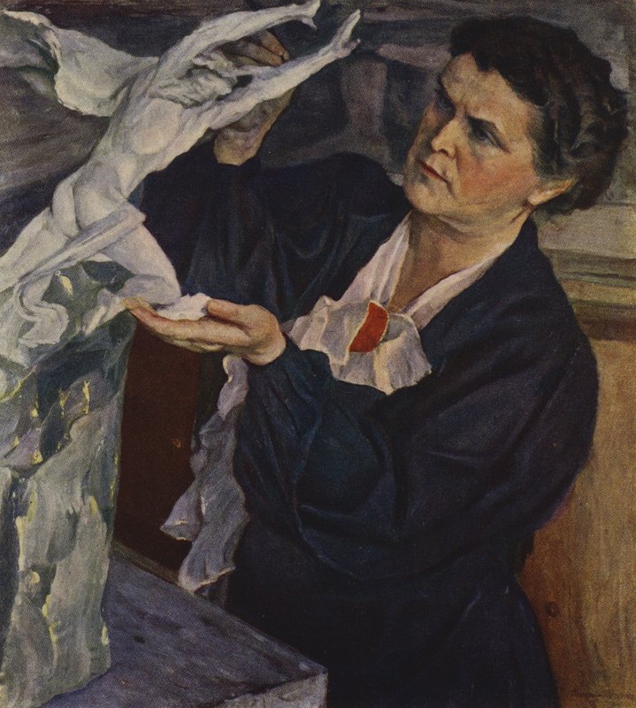 Sovyet heykeltıraş Vera Mukhina