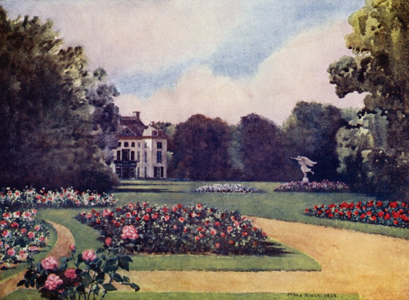 Het Loo (renkli litografi) by Mima Nixon