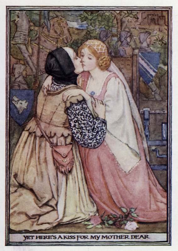 Bayan Clare. Lord Tennyson (renkli taş) by Minnie Didbin Spooner