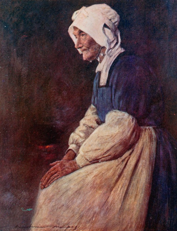 Breton Kadın by Mortimer Ludington Menpes