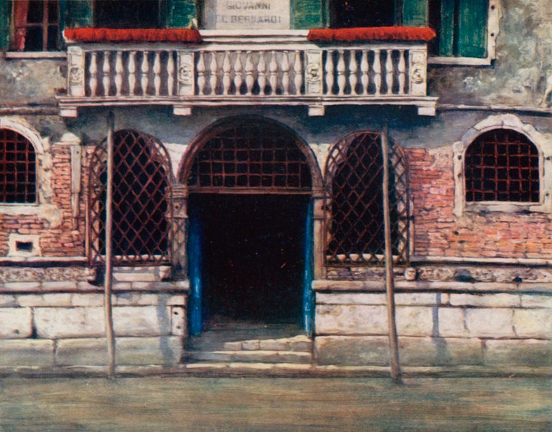 Bir Kapı, Venedik by Mortimer Ludington Menpes