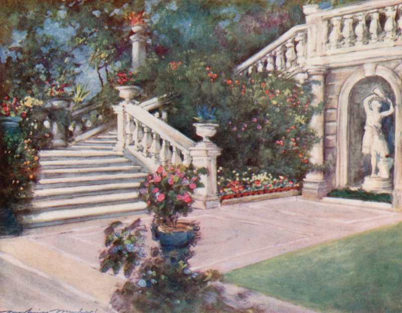 Bir Bahçe, Roma by Mortimer Ludington Menpes