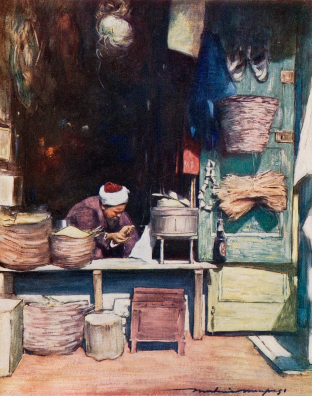 Bir Tohum Ahırı, Delhi by Mortimer Ludington Menpes