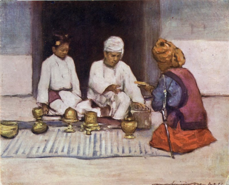 Bir Shan Şefi ve Karısı by Mortimer Ludington Menpes