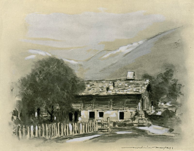 Chalet near Lucerne  by Mortimer Ludington Menpes