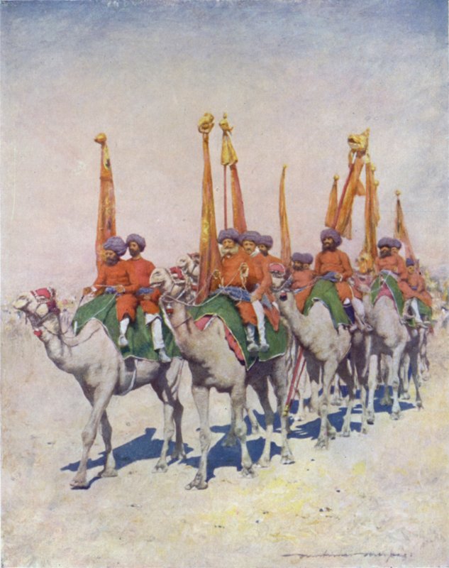 Cutch amblemi taşıyanlar by Mortimer Ludington Menpes