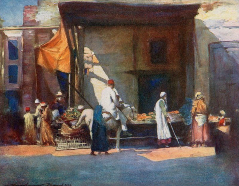 Meyve tezgahı by Mortimer Ludington Menpes