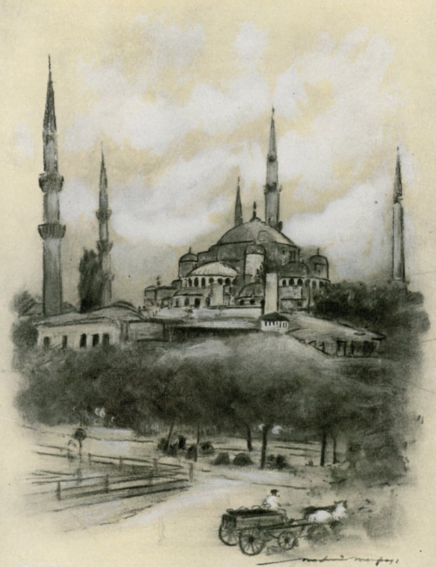 Ayasofya Camii, Konstantinopolis by Mortimer Ludington Menpes