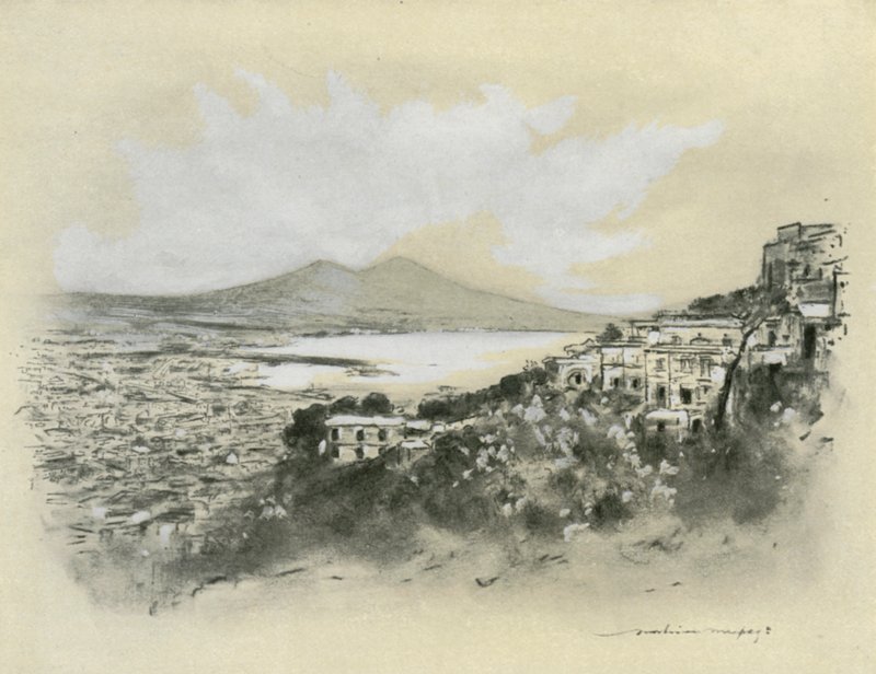 Napoli ve Körfez by Mortimer Ludington Menpes