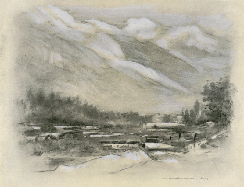 Chamounix Mahallesi by Mortimer Ludington Menpes