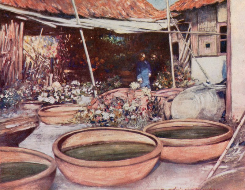 Nursery Garden  by Mortimer Ludington Menpes