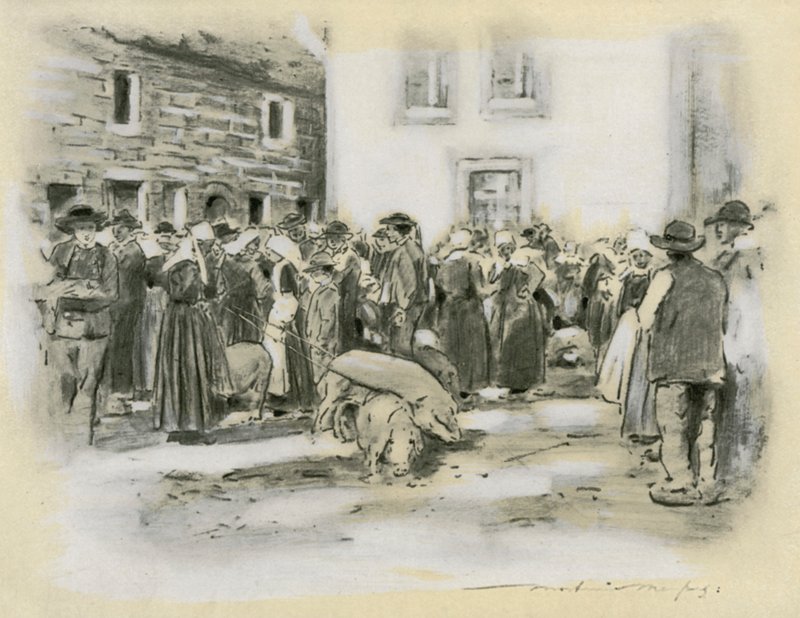 domuz pazarı by Mortimer Ludington Menpes