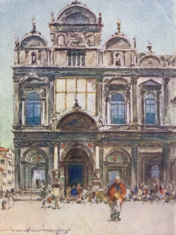 San Marco Okulu by Mortimer Ludington Menpes