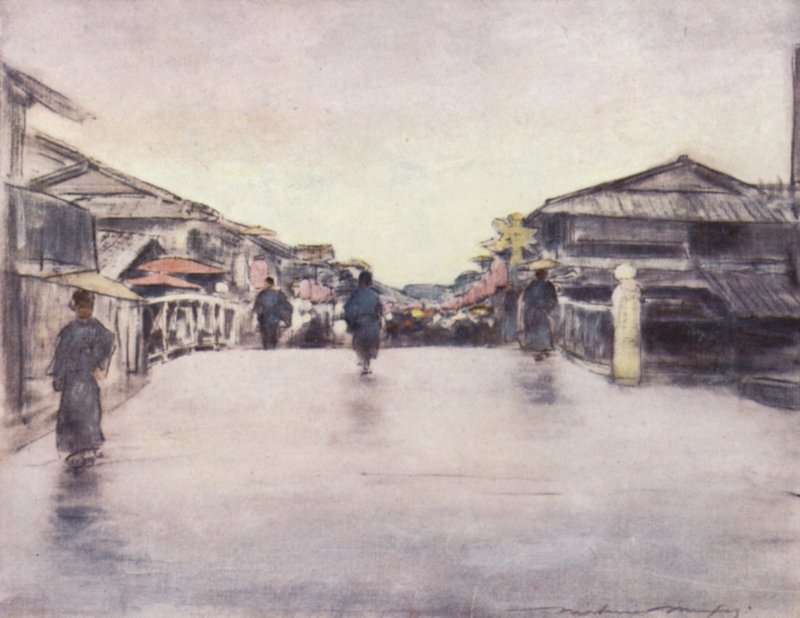 Pembe Fenerler Sokağı by Mortimer Ludington Menpes