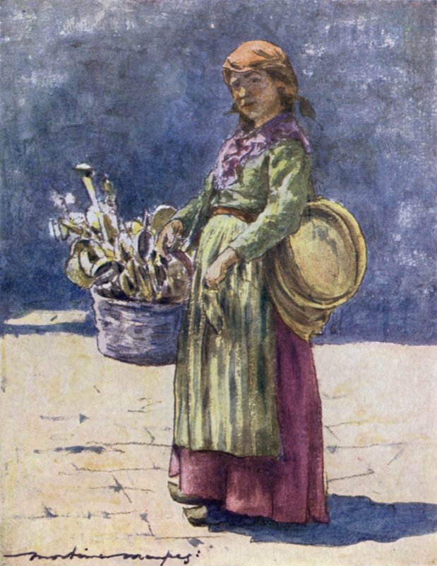 Tahta Kaşık Satıcısı by Mortimer Ludington Menpes