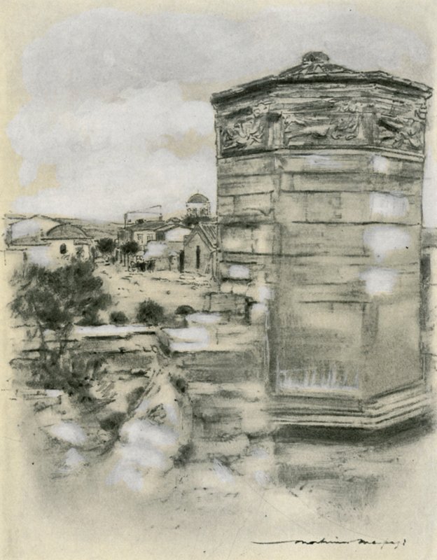 Rüzgarlar Kulesi, Atina by Mortimer Ludington Menpes