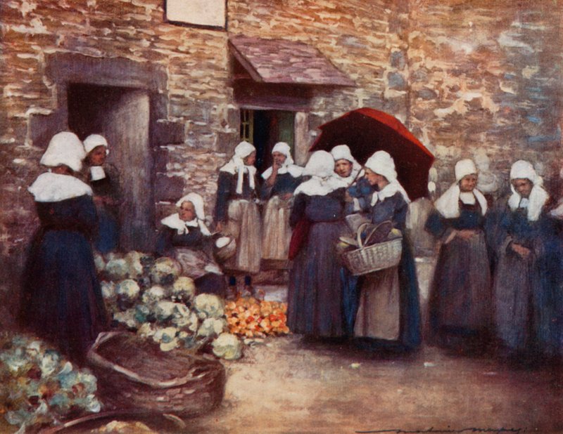 Vegetable Market  by Mortimer Ludington Menpes