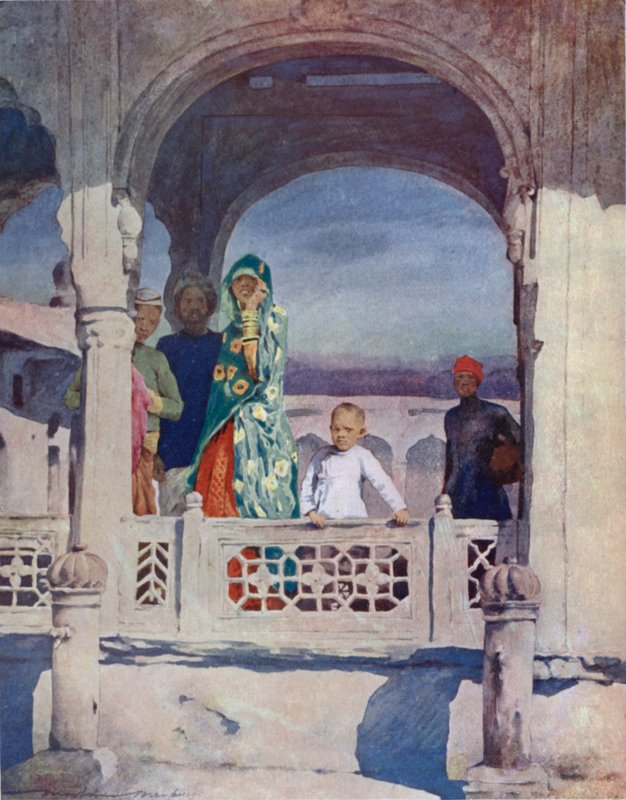 Yarışmayı izlemek by Mortimer Ludington Menpes