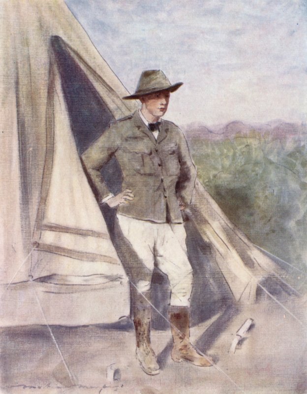 Winston Churchill savaş muhabiri olarak by Mortimer Ludington Menpes