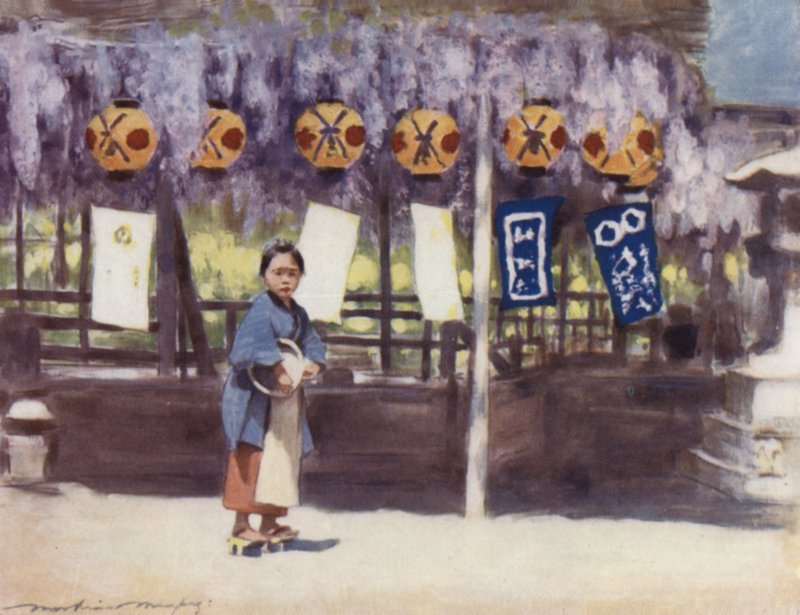 Wistaria by Mortimer Ludington Menpes