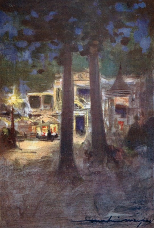 Bir Cafe Chantant by Mortimer Ludington Menpes