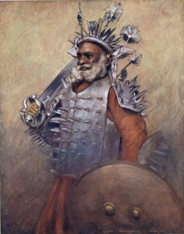 Müthiş Bir Rewa Savaşçısı (renkli taş) by Mortimer Ludington Menpes