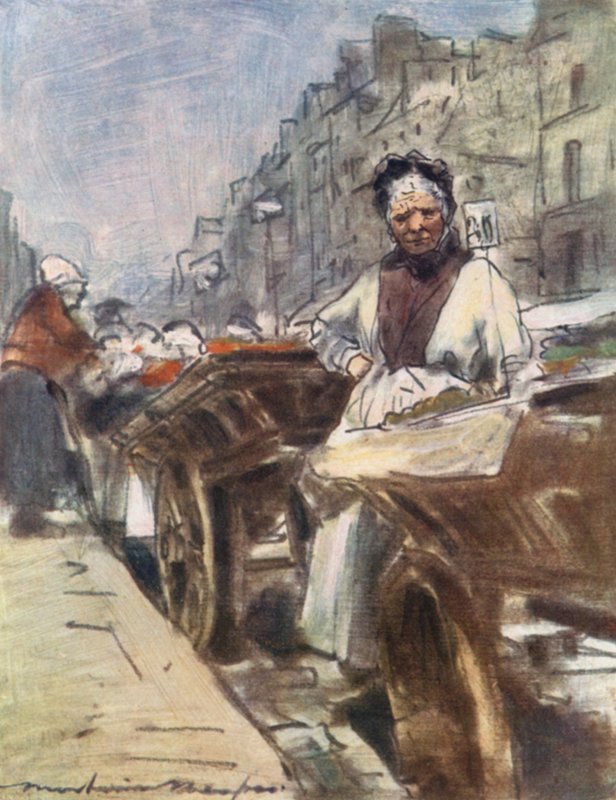 Meyve Satıcısı by Mortimer Ludington Menpes