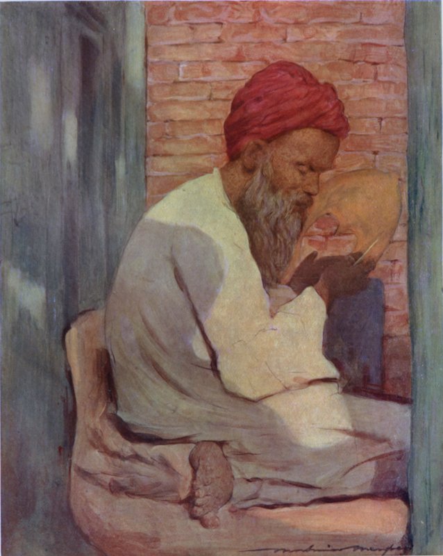Bir Terlik üreticisi (renkli taş) by Mortimer Ludington Menpes