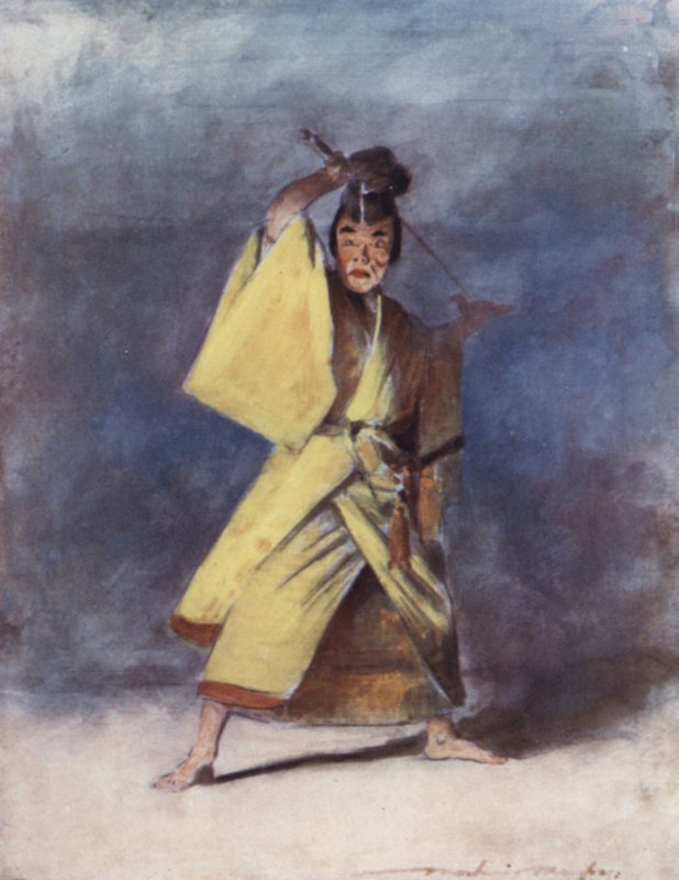 Bir aktör by Mortimer Ludington Menpes