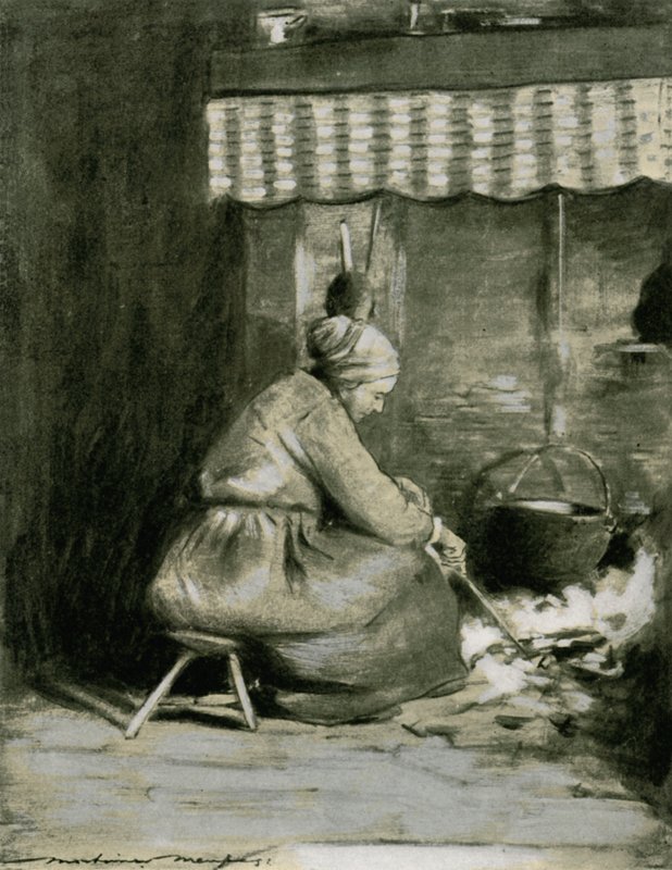 Eski Moda Bir Ocak by Mortimer Ludington Menpes