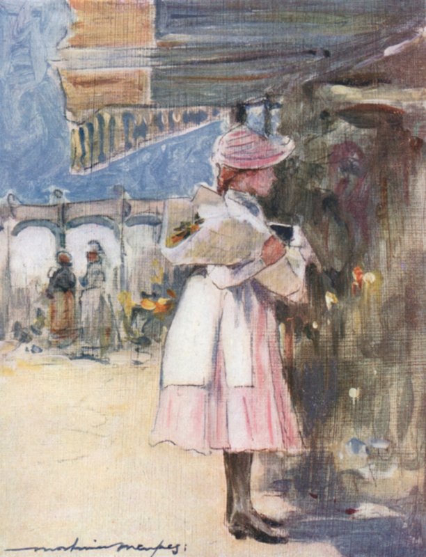 Neuilly Çiçek Pazarında by Mortimer Ludington Menpes