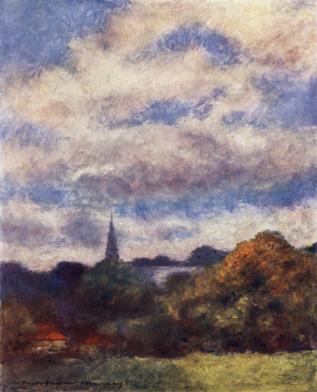 Köprüden Clifden Hampden by Mortimer Ludington Menpes