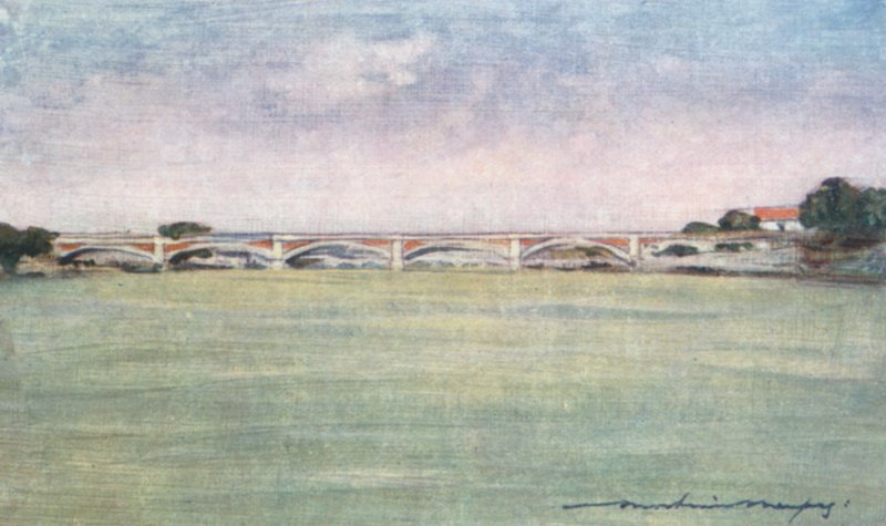 Seine üzerinde sabah erken by Mortimer Ludington Menpes