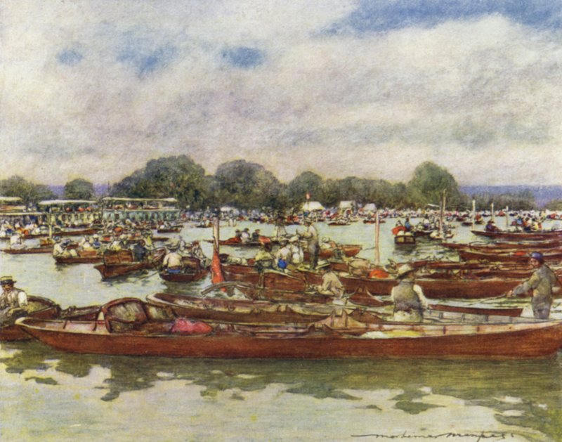 Henley Yarışı by Mortimer Ludington Menpes