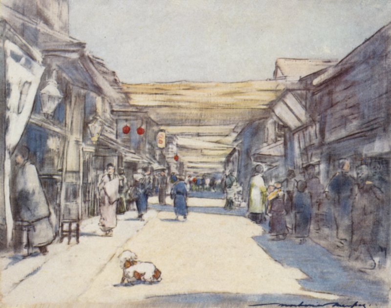 Hanımeli Sokak by Mortimer Ludington Menpes