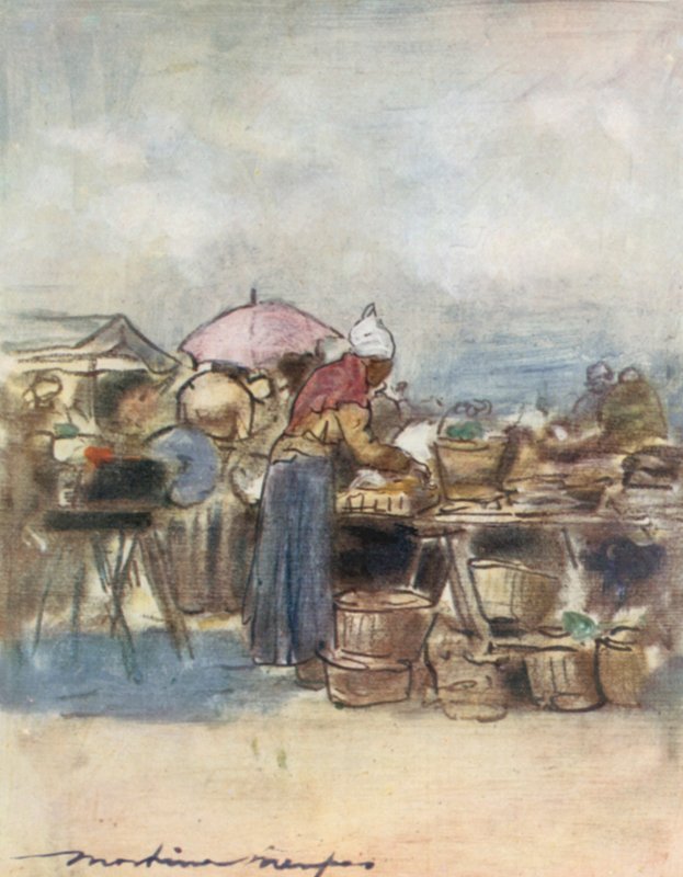 Marketin içinde by Mortimer Ludington Menpes