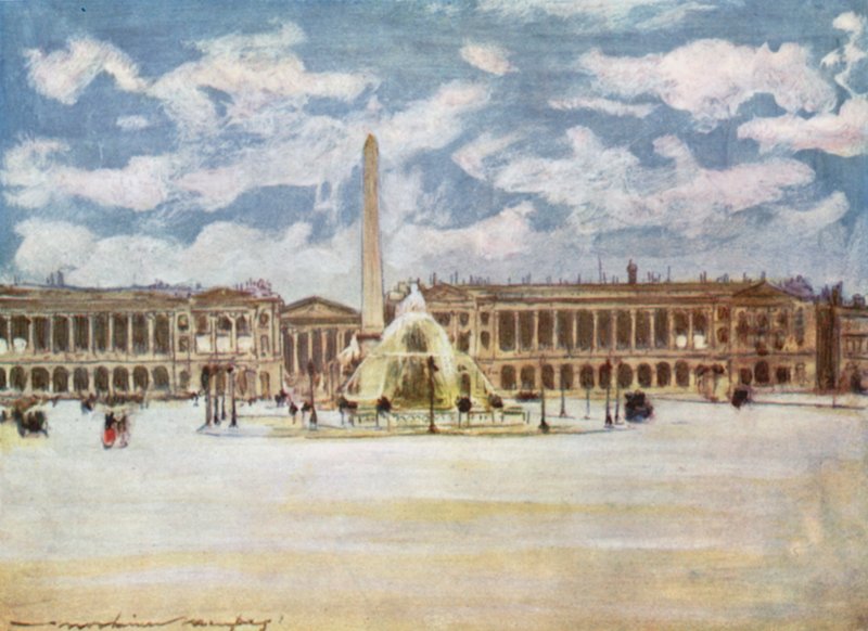 Concorde Meydanı by Mortimer Ludington Menpes